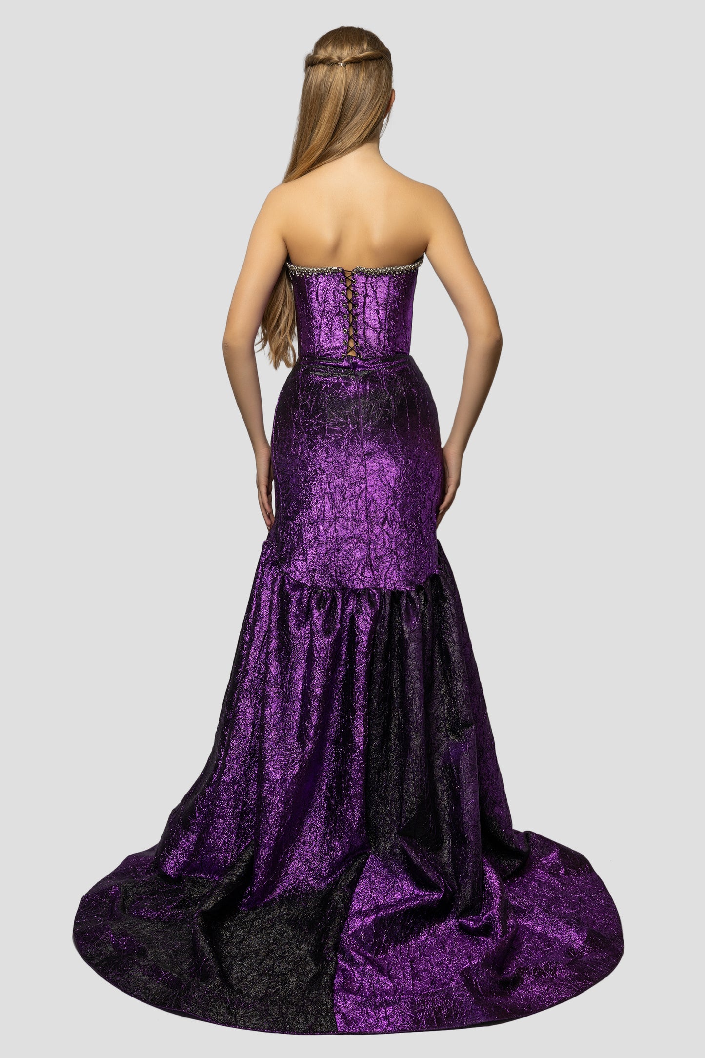 DARK PURPLE MERMAID DRESS