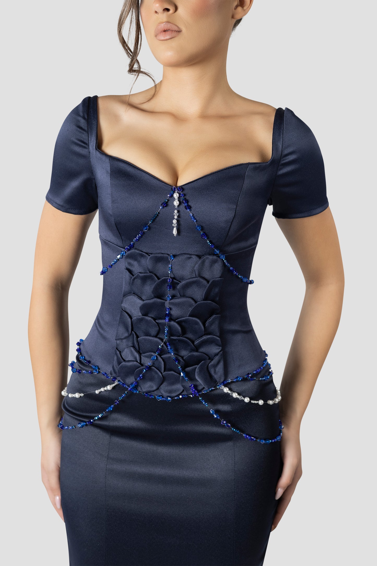 DARK BLUE MERMAID DRESS