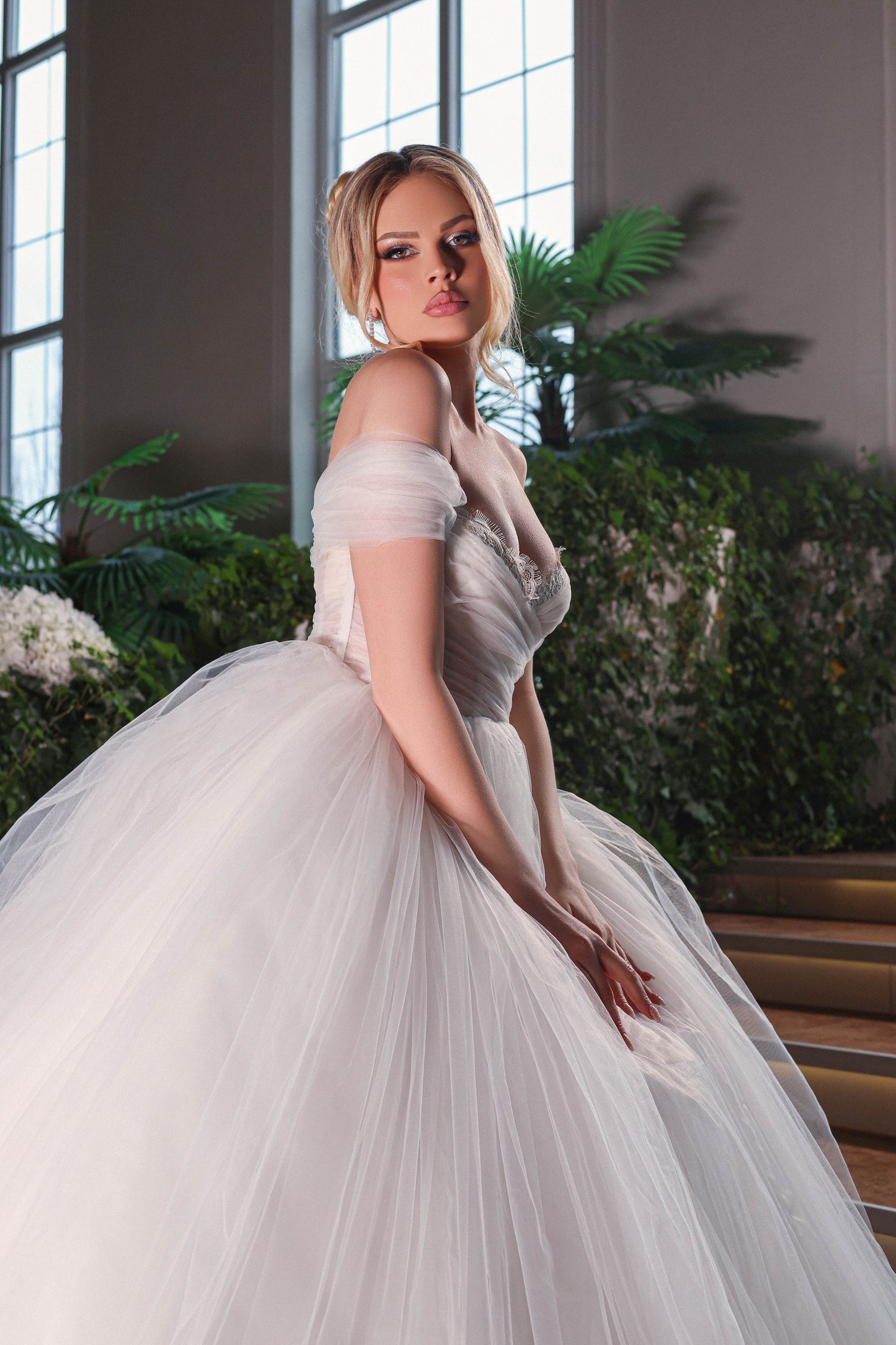 TULLE BALLGOWN WEDDING DRESS