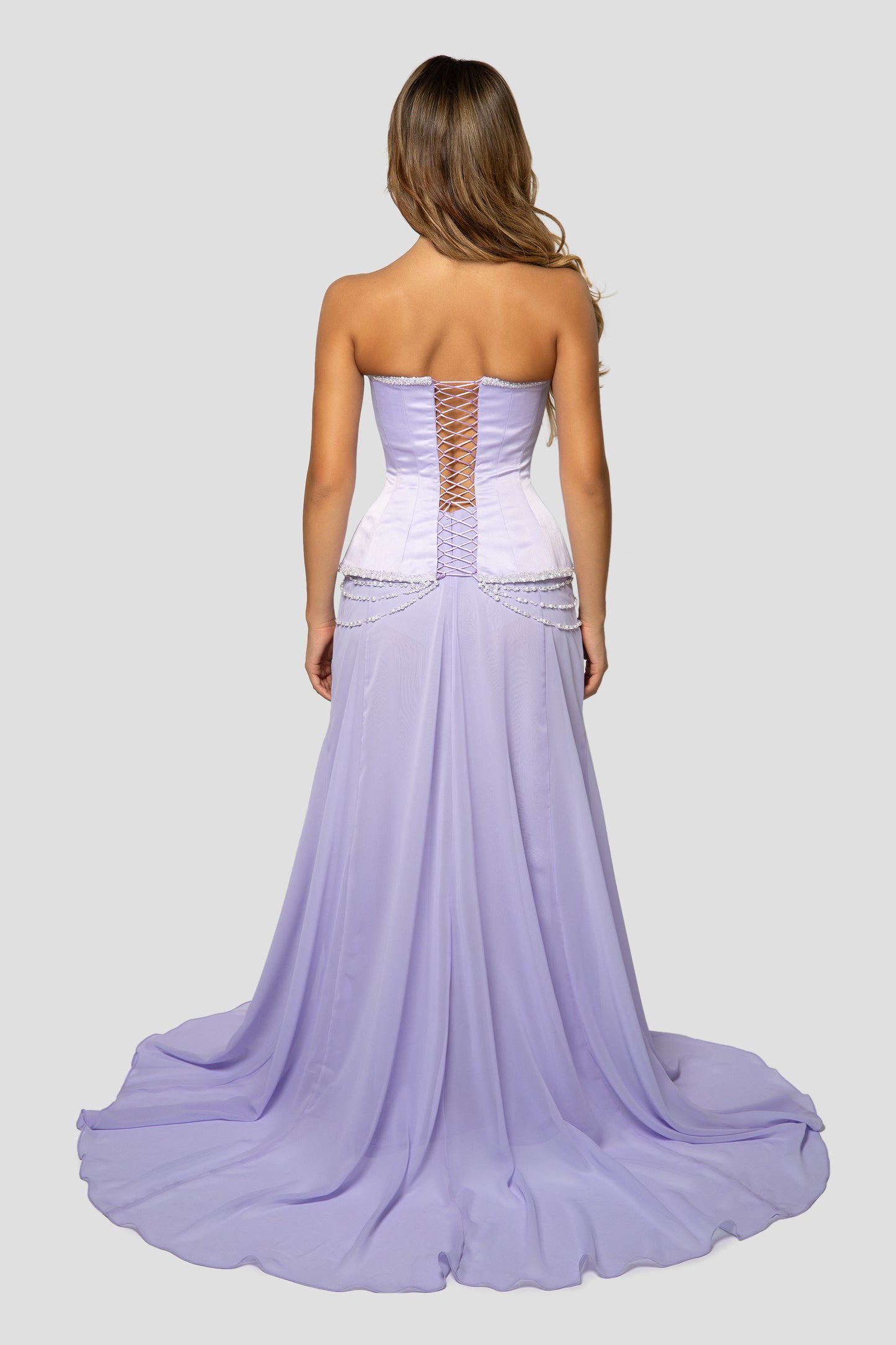 PURPLE CORSET DRESS