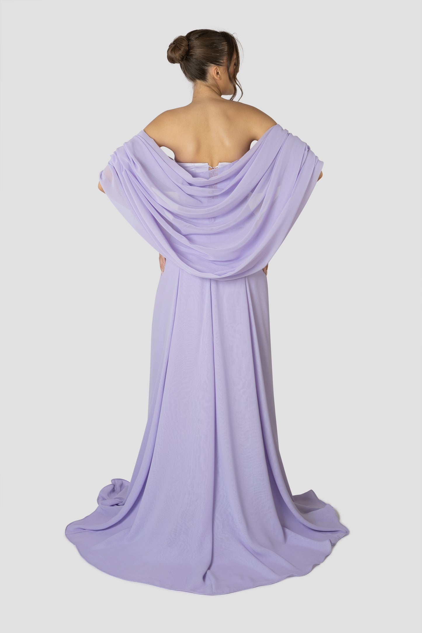 LAVENDER AND PEARLS BEADED SET